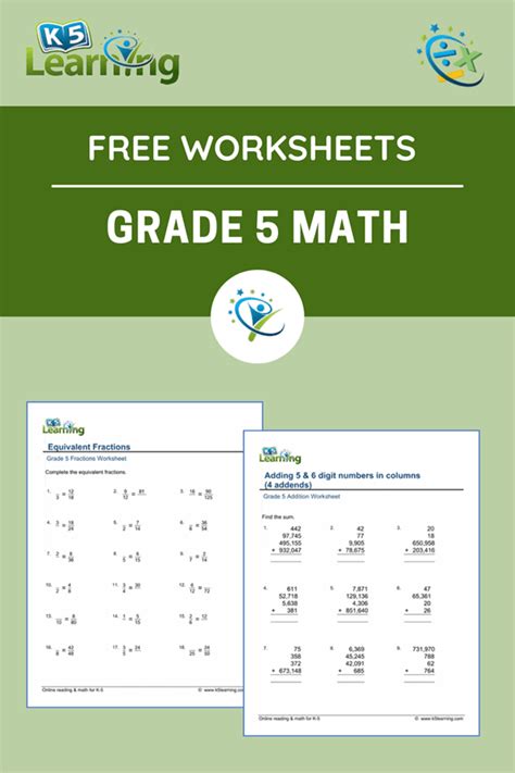 k5learning|Free Math Worksheets .